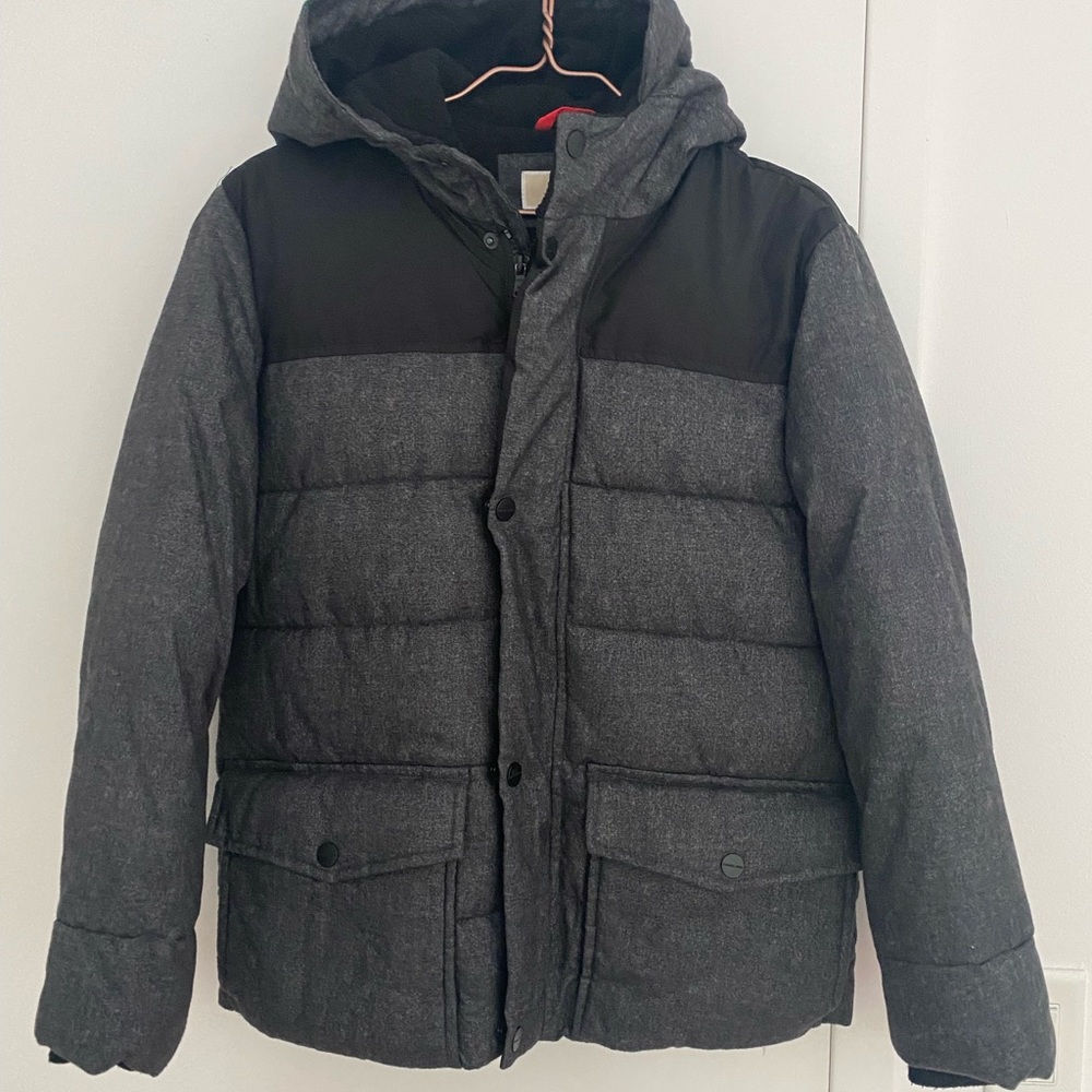 Michael Michael Kors Puffer Jacket Black Grey